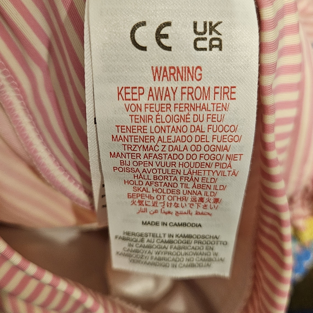 Mini Boden Pink and Blue Swim Bodysuit - Picture 8 of 8